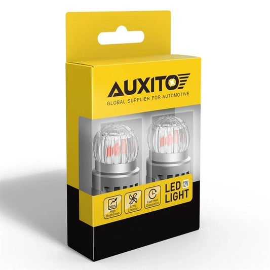 2X AUXITO 3157 3156 LED Turn Signal Brake Tail Light Bulbs for Ford (EXC)