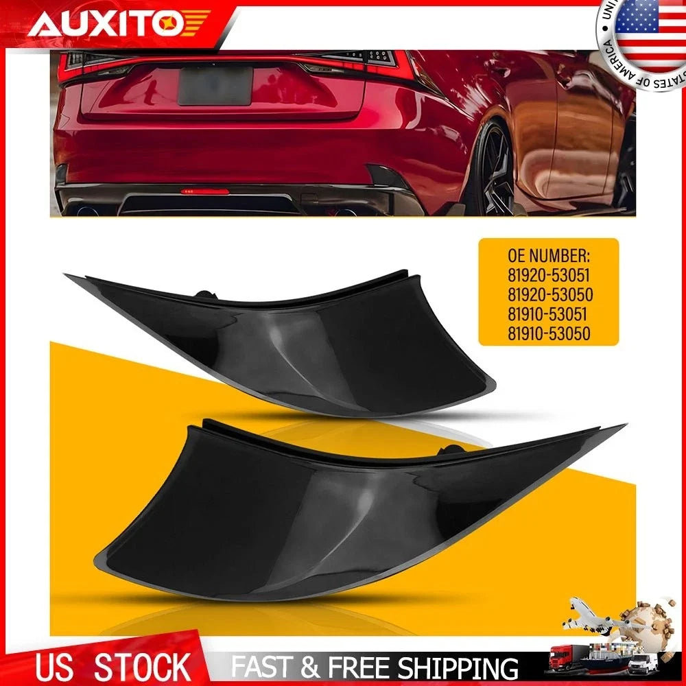 Rear Bumper Smoked Lens Reflector for IS200t IS350 IS-F Lexus 2014-2020