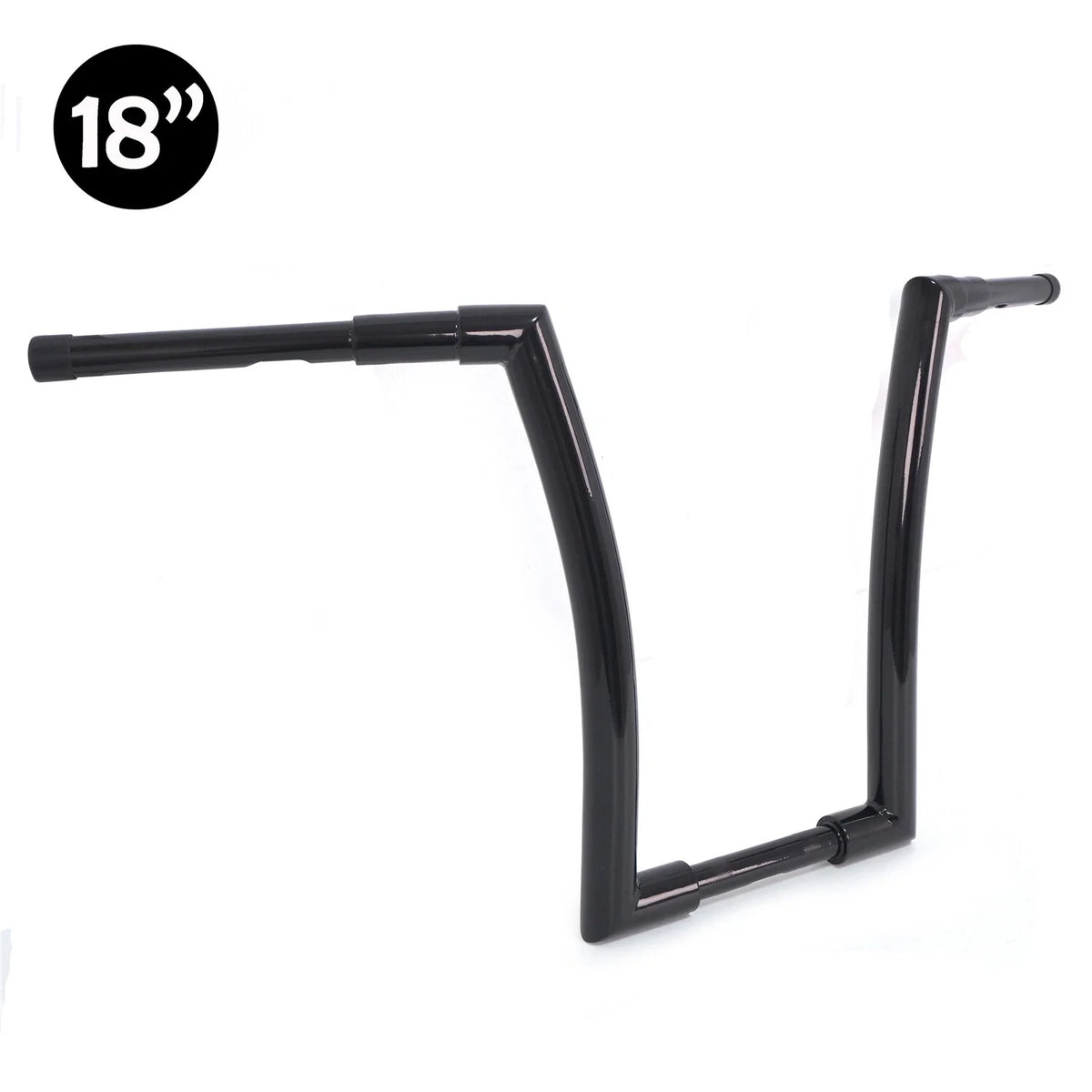 Black 18" Ape Fat Hanger Handlebar for Harley FXDLS 2016-2017