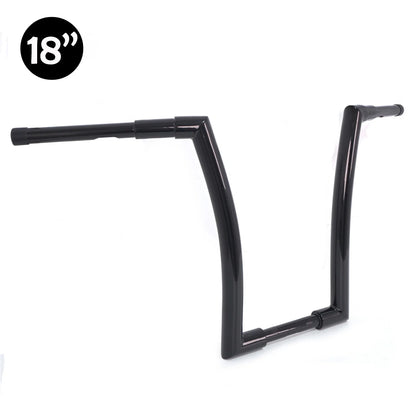 Black 18" Ape Fat Hanger Handlebar for Harley FXDLS 2016-2017
