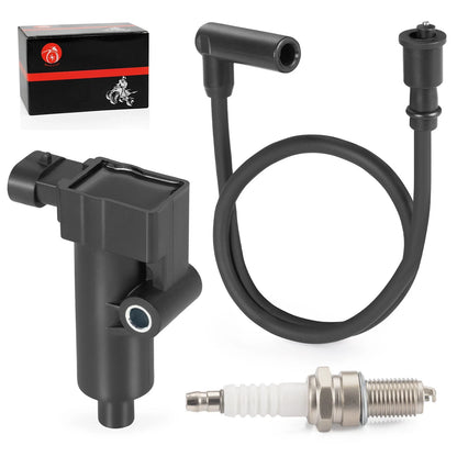 Ignition Coil & Spark Plug Wire Cap for MTD Cub Cadet Challenger 500 (2007–2010)