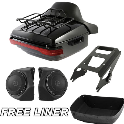 Trunk Rack Speakers Pad for Harley Touring Models 2009–2013