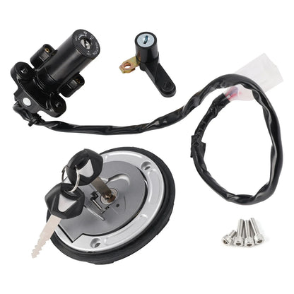 Ignition Key Switch with Fuel Cap & Seat Lock for Yamaha YZF-R3 2019-2024