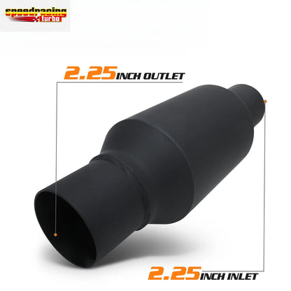 12" Straight-Through Exhaust Muffler for Universal (Fits )