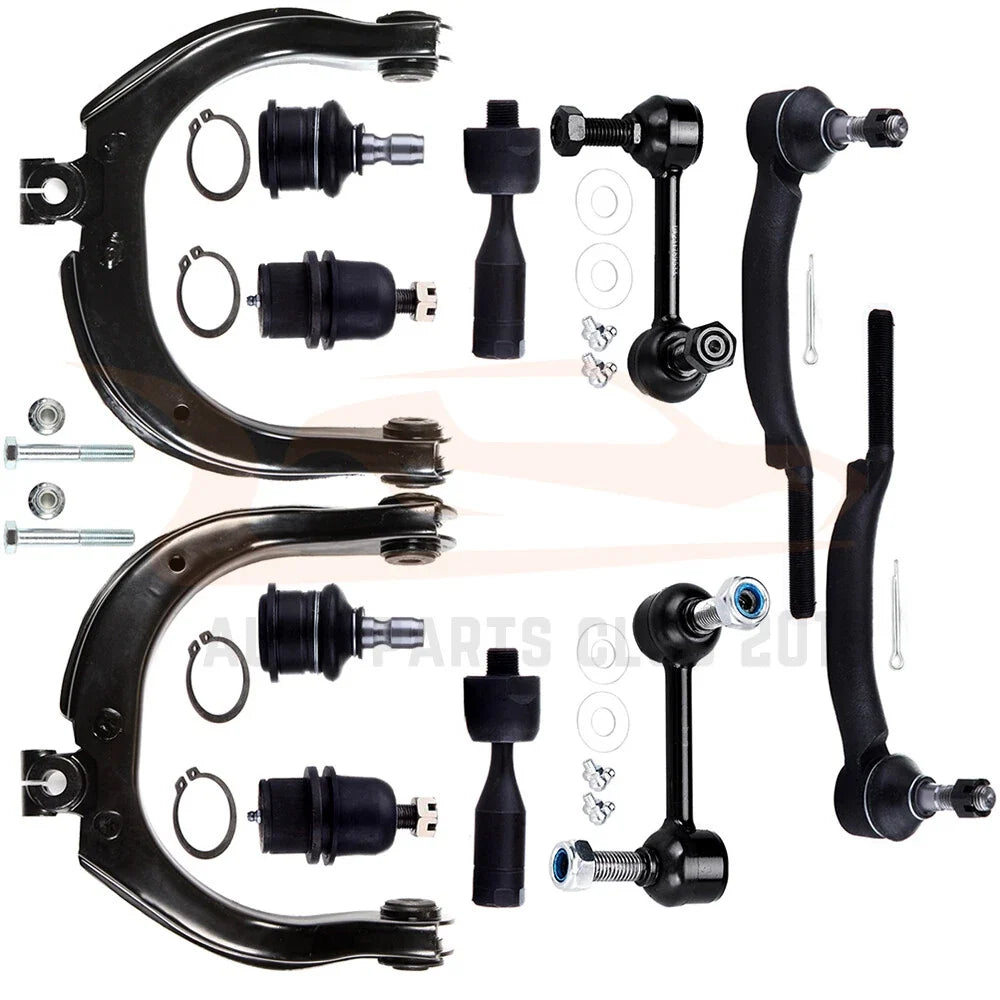 12pc Front Upper Control Arm Kit for Chevy Trailblazer GMC Envoy (2002–2009)