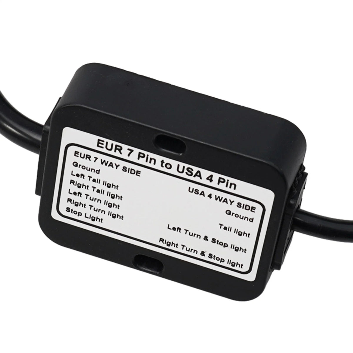 7-Pin Round Trailer Light Converter for