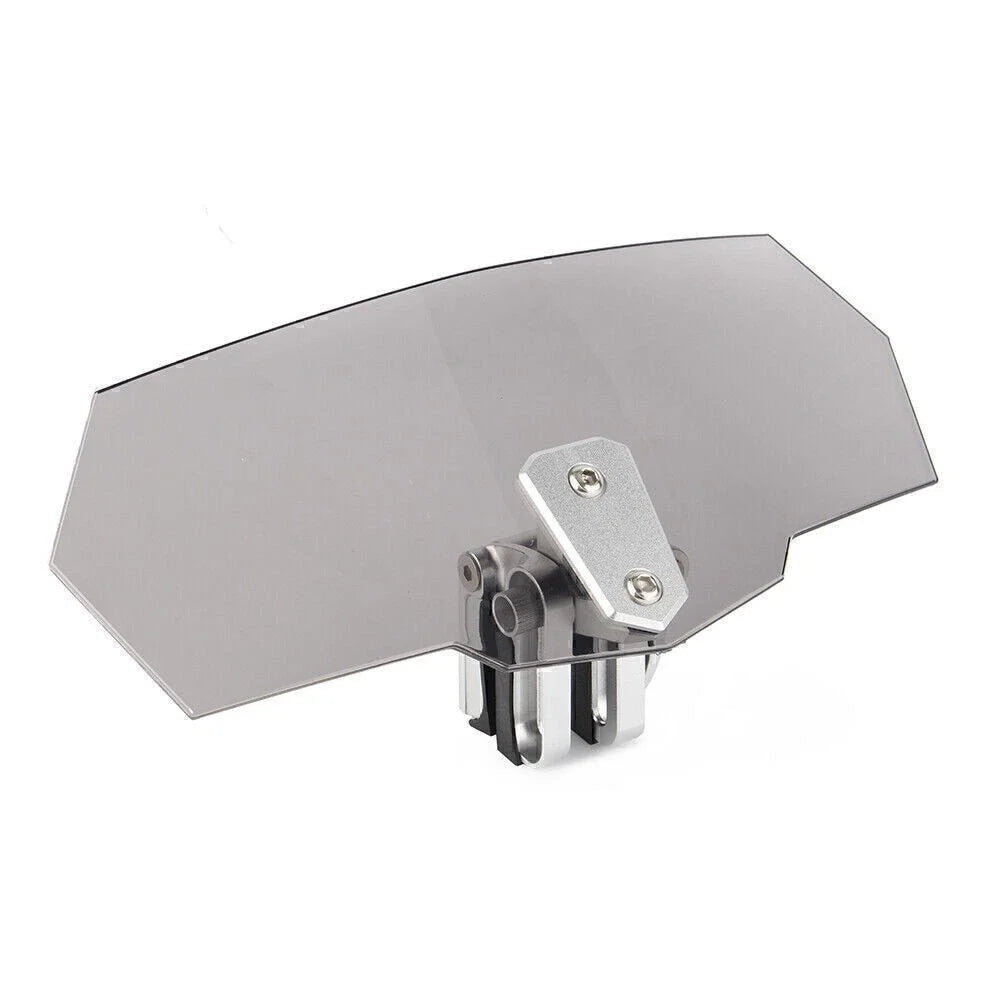 Adjustable Clip On Windshield Windscreen for Universal Motorcycle (All Years)