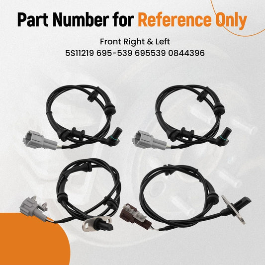 Set of 4 ABS Wheel Speed Sensors for Nissan Xterra (2000–2004) 47900EA002