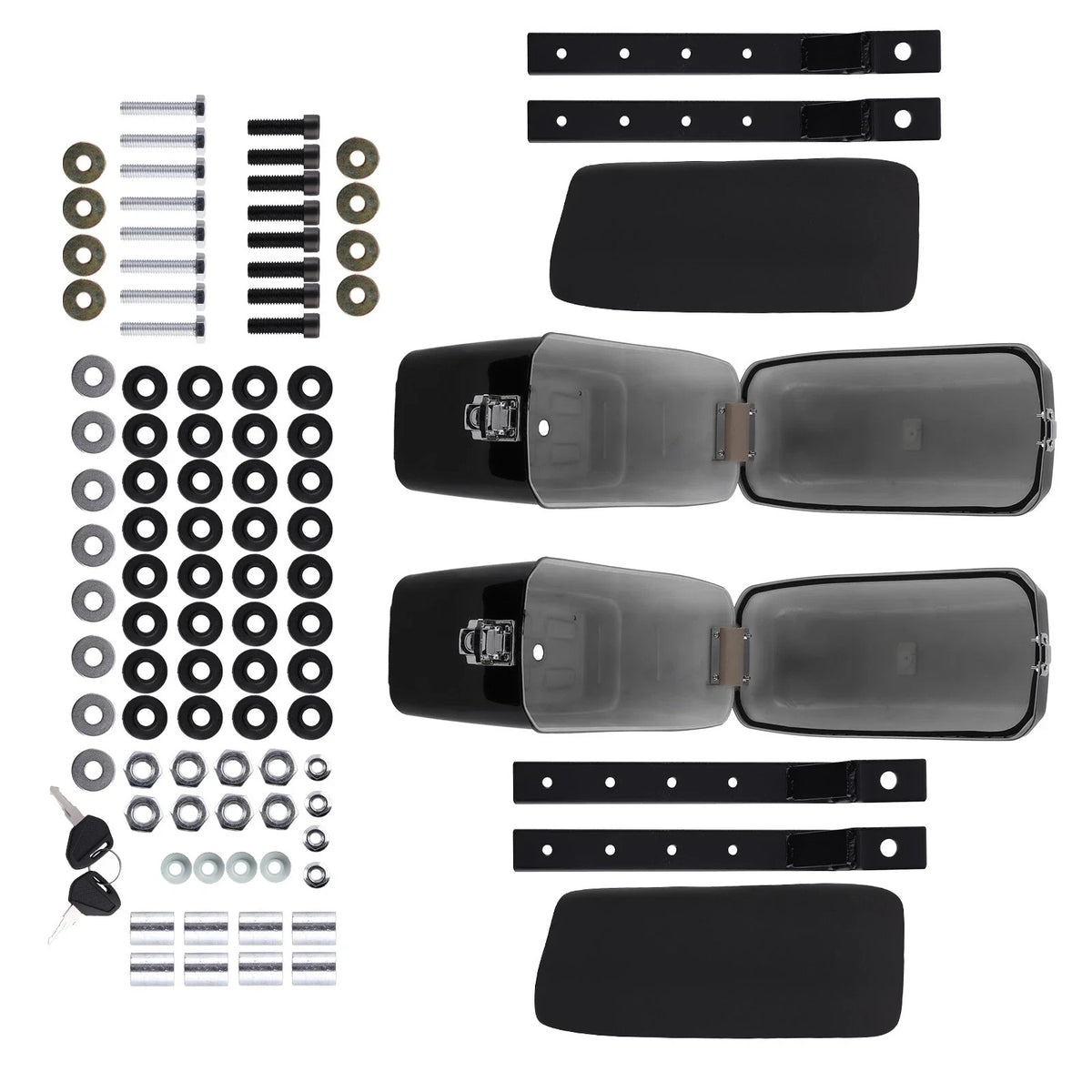 17.8" x 12.6" x 7.9" Universal Saddle Bags for Suzuki Motorcycle