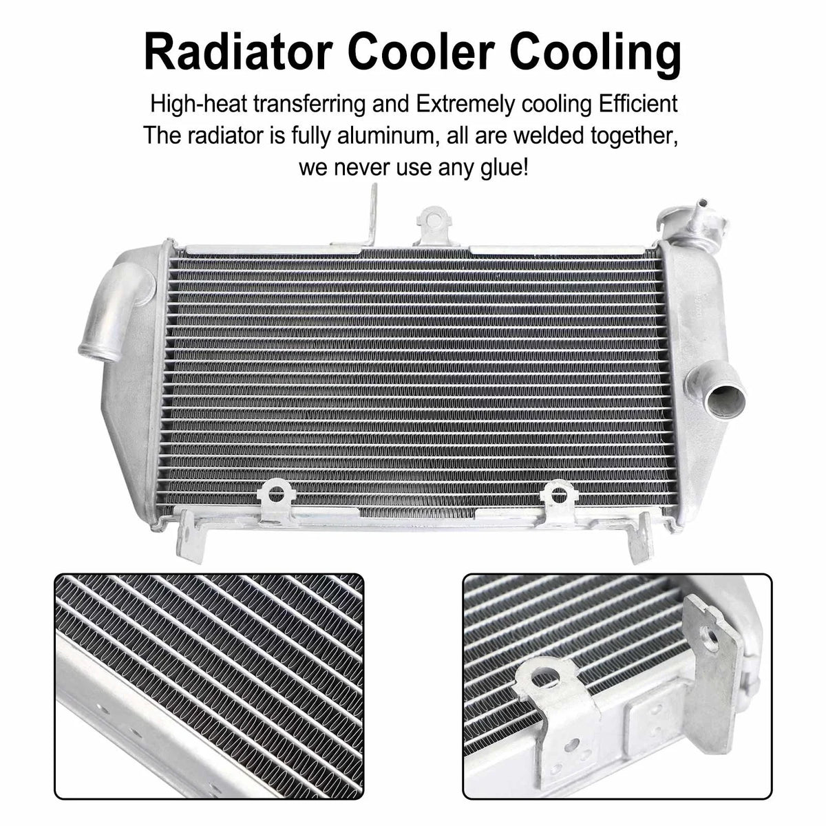 Silver Radiator Cooler for Yamaha YZF R3 (2015–2021)