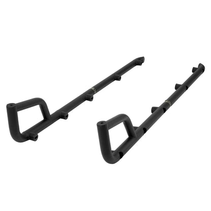 Nerf Bars for Kawasaki Mule Pro-FXT (2015–Present) - Powder Coated Steel, Black