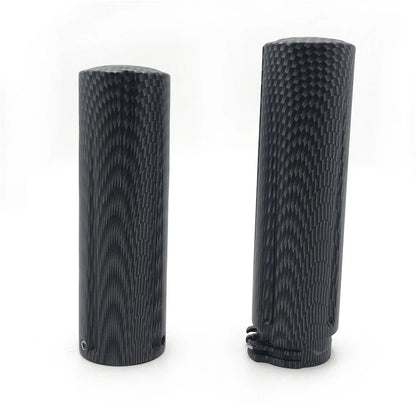 1" Grips for Harley Dyna Softail - Matte Carbon Finish