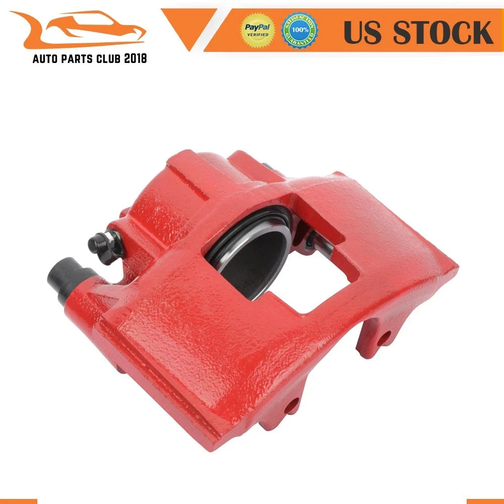 Left Red Brake Caliper Assembly for Chevrolet Express 1500 2500 (1996-2002)