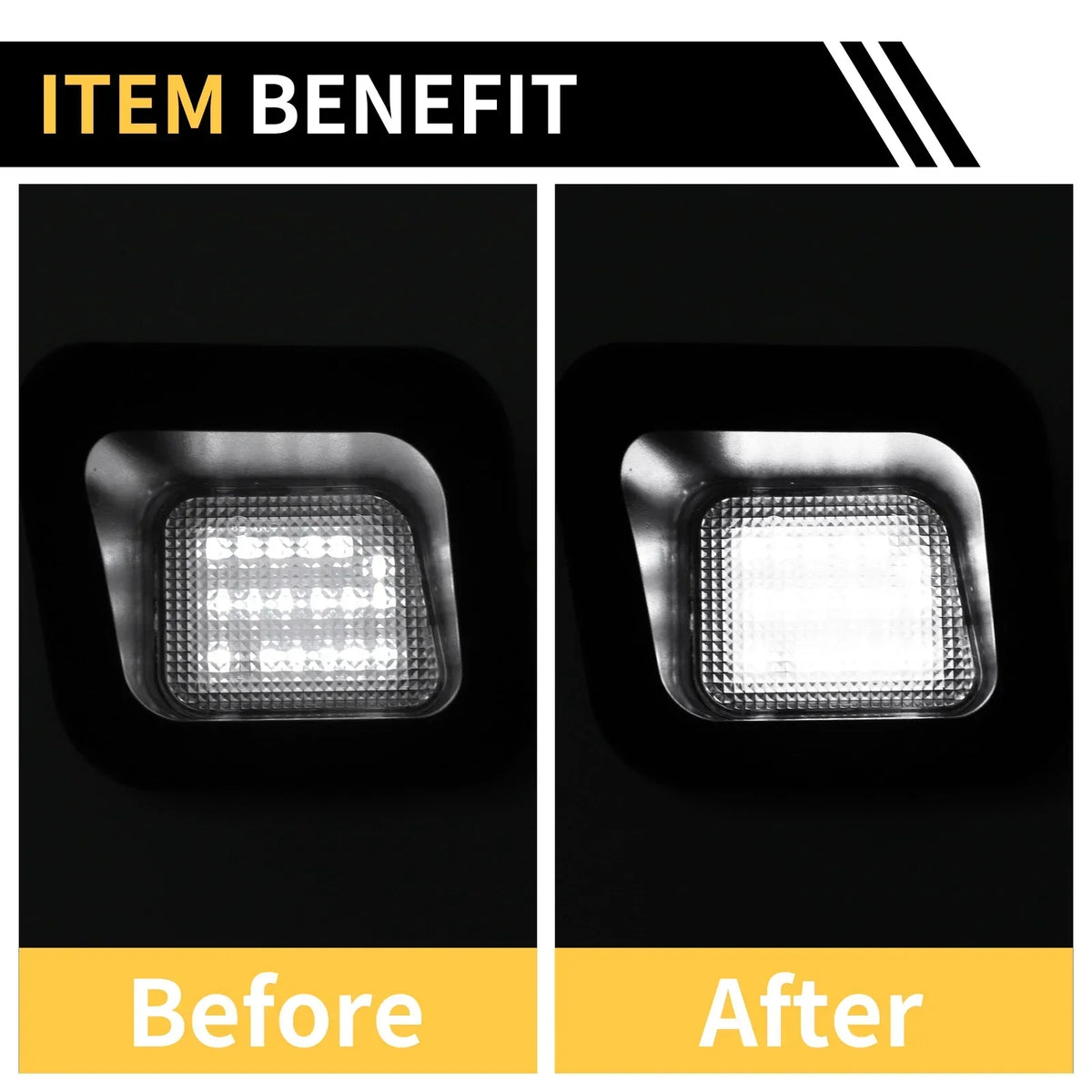 License Plate Light Pair for Dodge Ram 1500 2500 3500 (2010-2023)