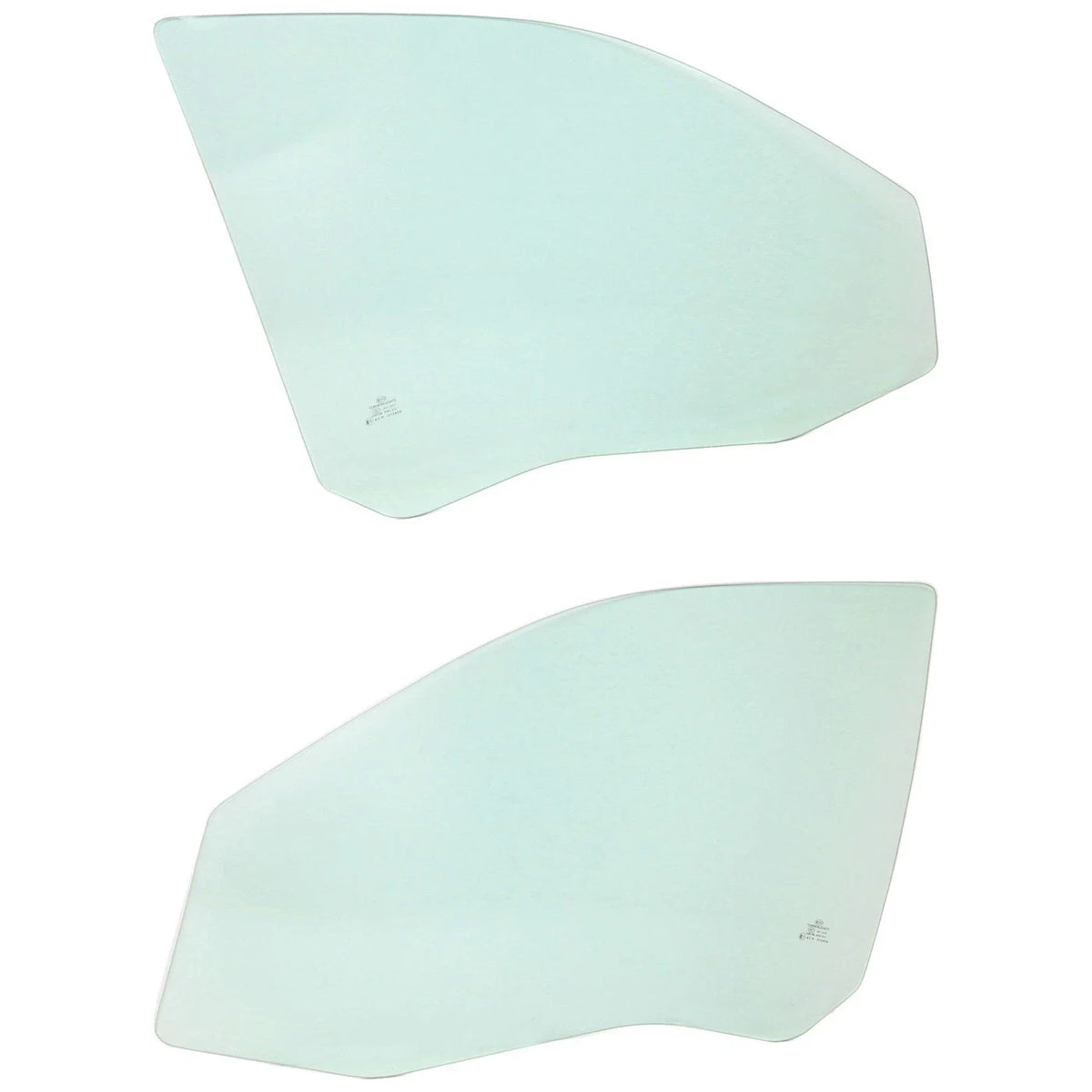 Set of 2 Front Door Glasses for Chevy Malibu