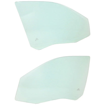 Set of 2 Front Door Glasses for Chevy Malibu