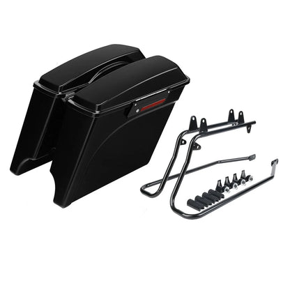 Conversion Bracket for Stretched Hard Saddlebags on Harley Softail 86-17