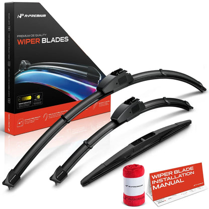 Set of 3 Windshield Wiper Blades for Honda CR-V