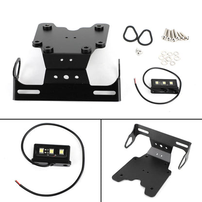 Aluminum License Plate Holder Frame for Yamaha Tenere 700 (2019–2021)
