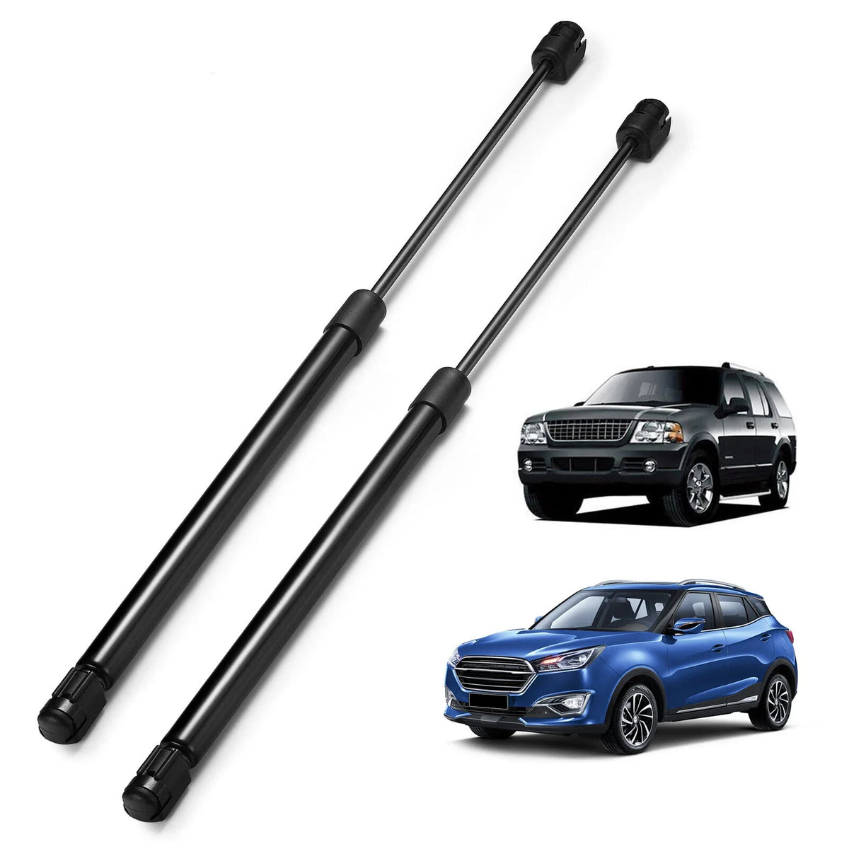 Rear Back Window Glass Lift Supports for Chevy Silverado (2019–2024)