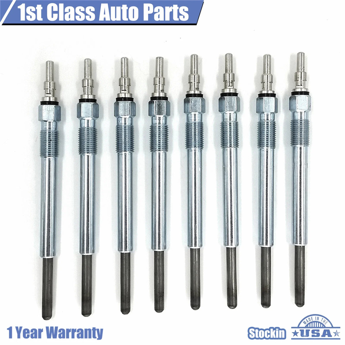 8x Glow Plugs for Ford Excursion (1995–2003)