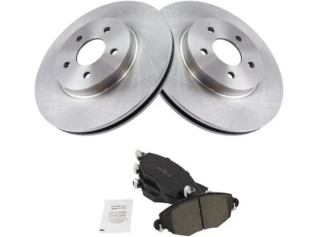 Front Brake Pad and Rotor Kit for Jaguar X Type (2002–2008) PR611PH