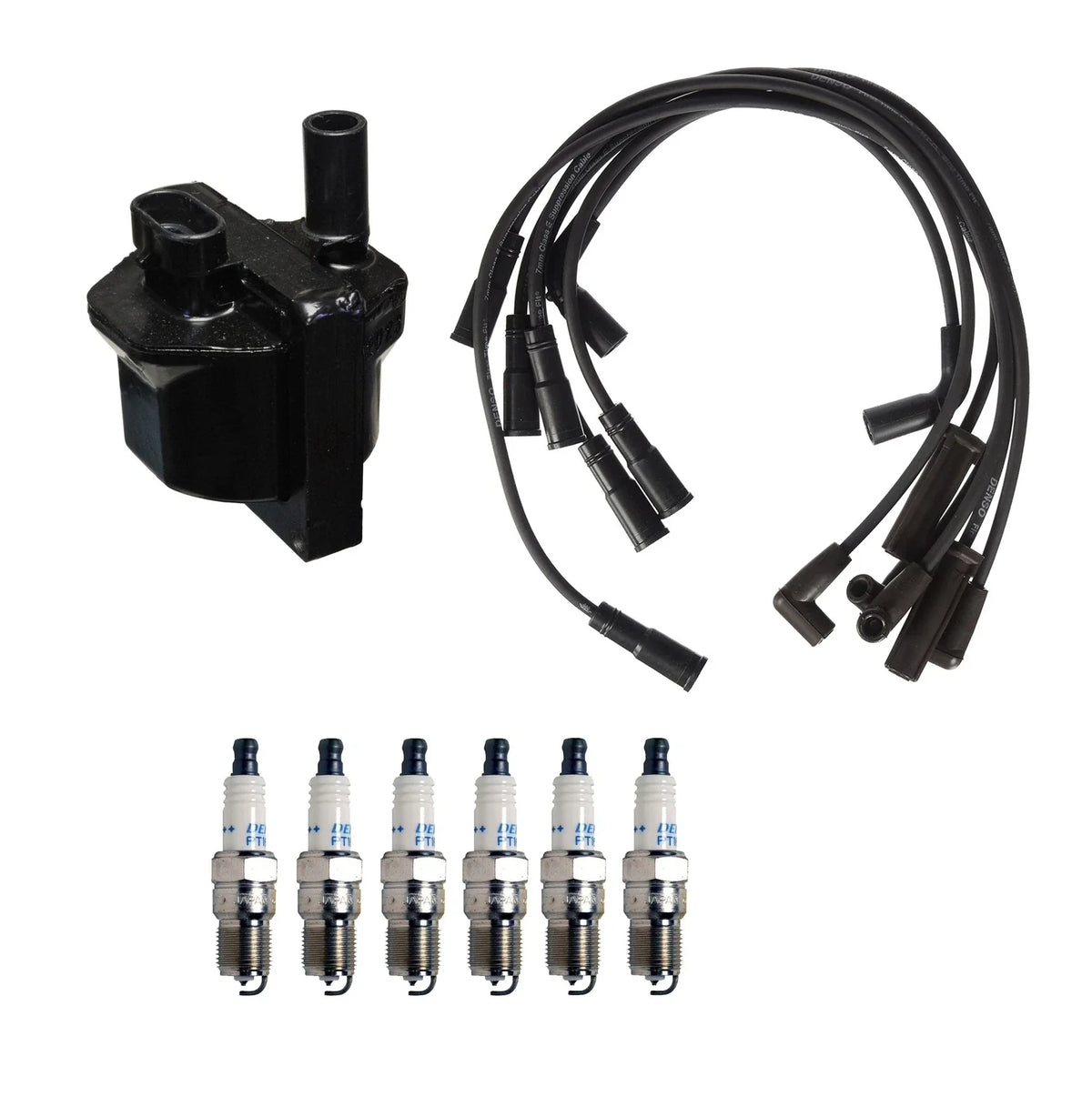 Denso Ignition Coil & Wire Set for Chevy GMC V6 (2000–2023)