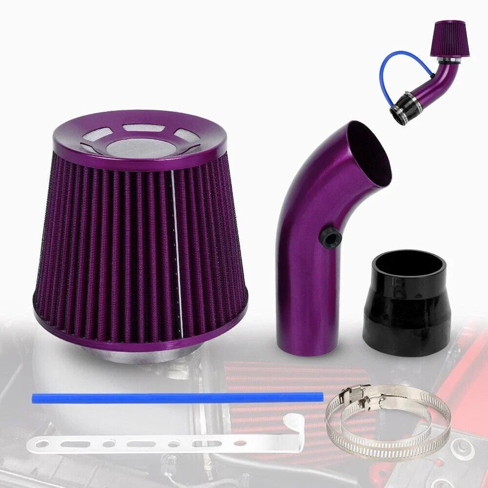 Aluminum 3" Cold Air Intake System for Universal Fit Vehicles
