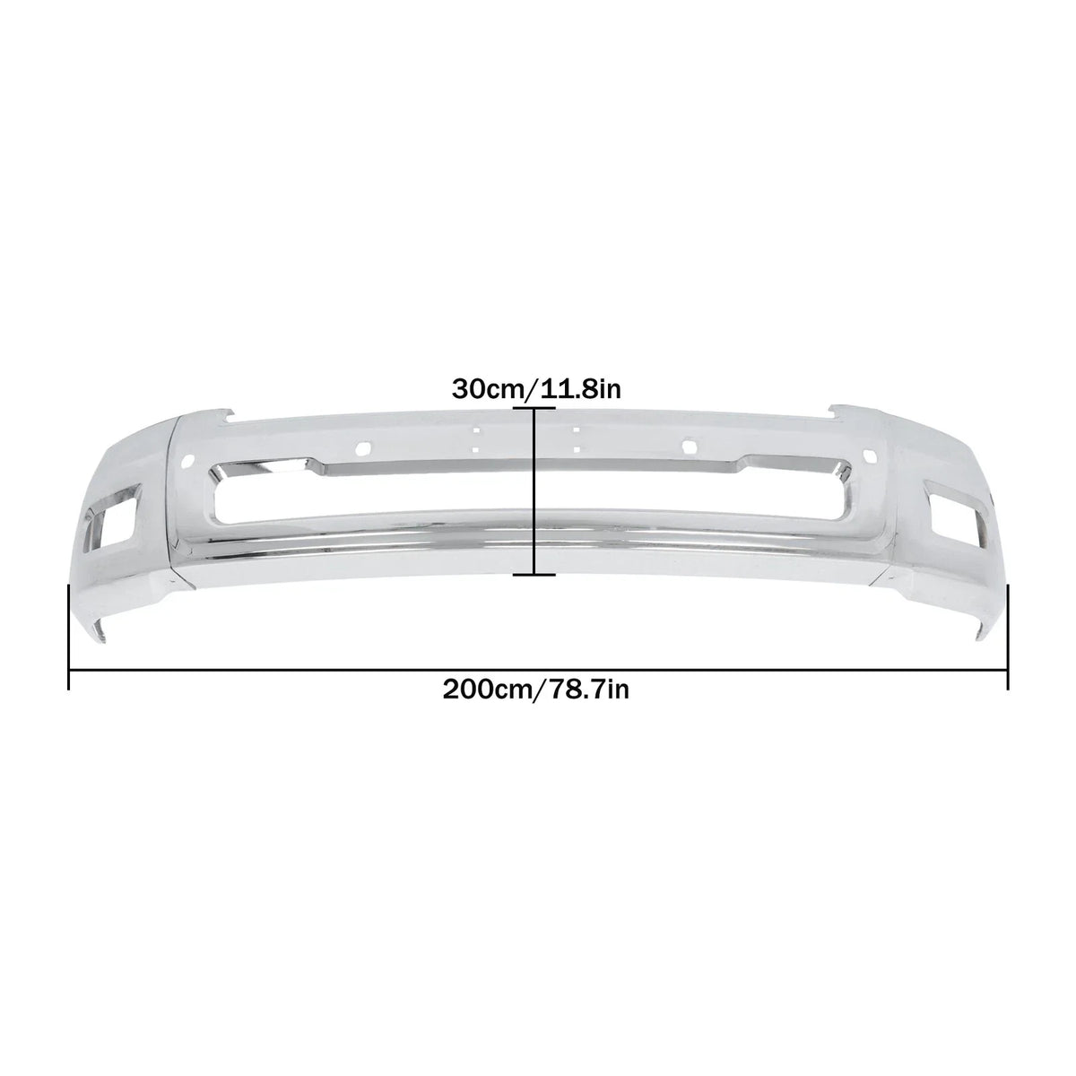Split Front Bumper with Sensor Holes for RAM 2500 3500 (2010–2018)