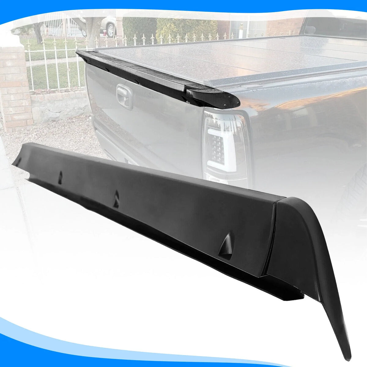 Tailgate Wing Spoiler for Chevy Silverado 2007-2014 - 3 Pieces