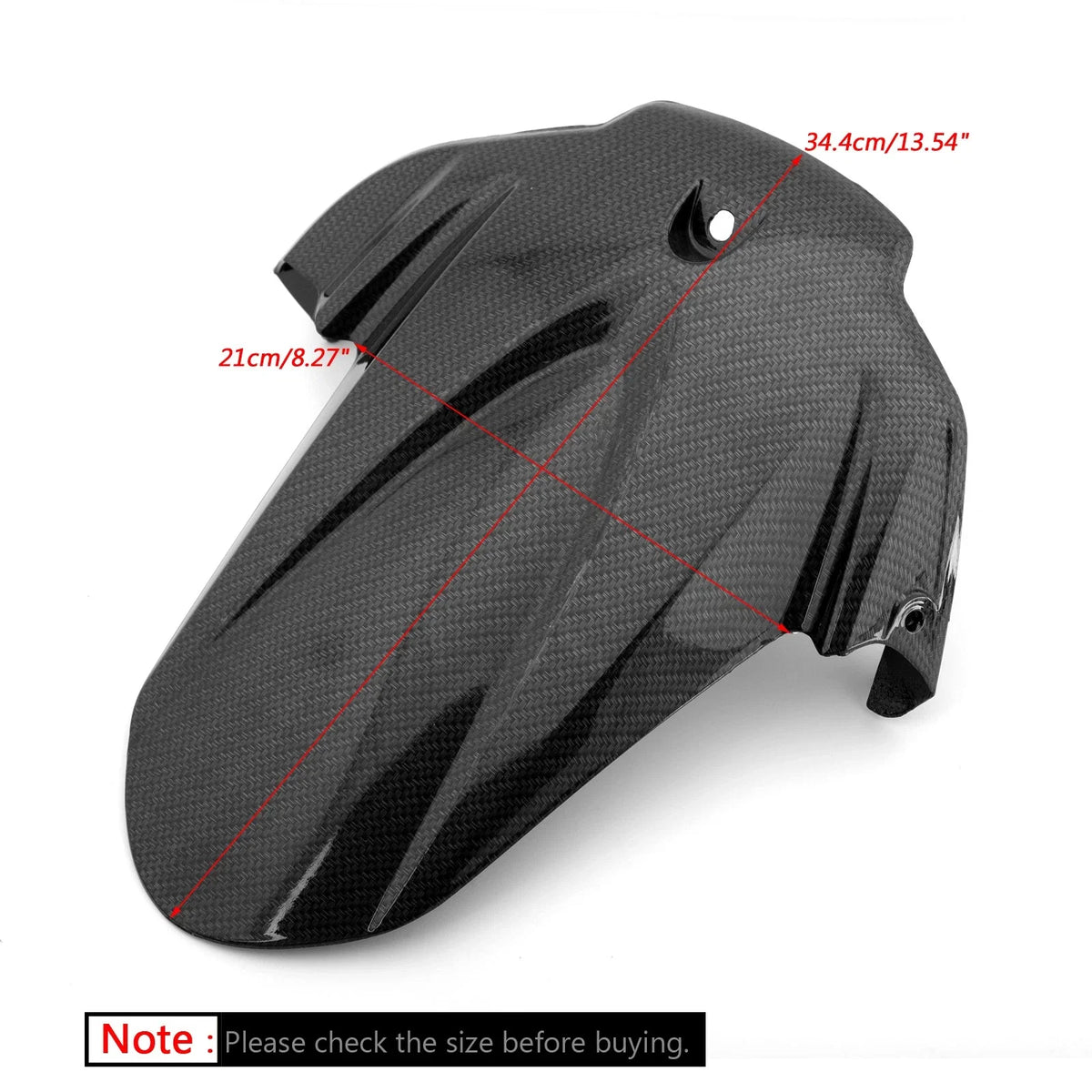 Rear Hugger Fender Mudguards for Suzuki GSXR1000 (2009–2016) ABS Carbon