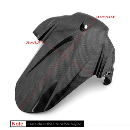 Rear Hugger Fender Mudguards for Suzuki GSXR1000 (2009–2016) ABS Carbon
