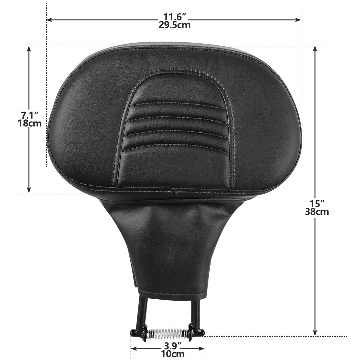 Driver Comfort Stitch Rider Backrest for Harley Electra Street Glide (2009–2025)