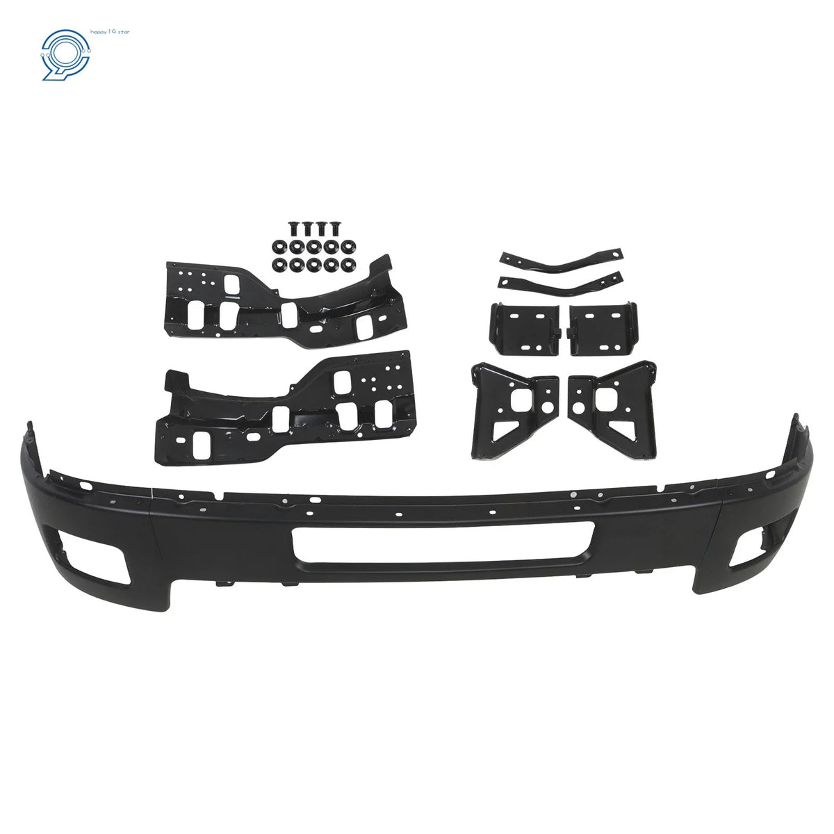 8pc Front Bumper Split Brackets for Silverado 2500 3500 (2011–2014)