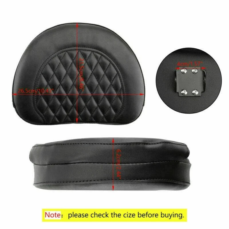 Cushion Pad Backrest for Harley FLHT FLHX Touring 2009-2023