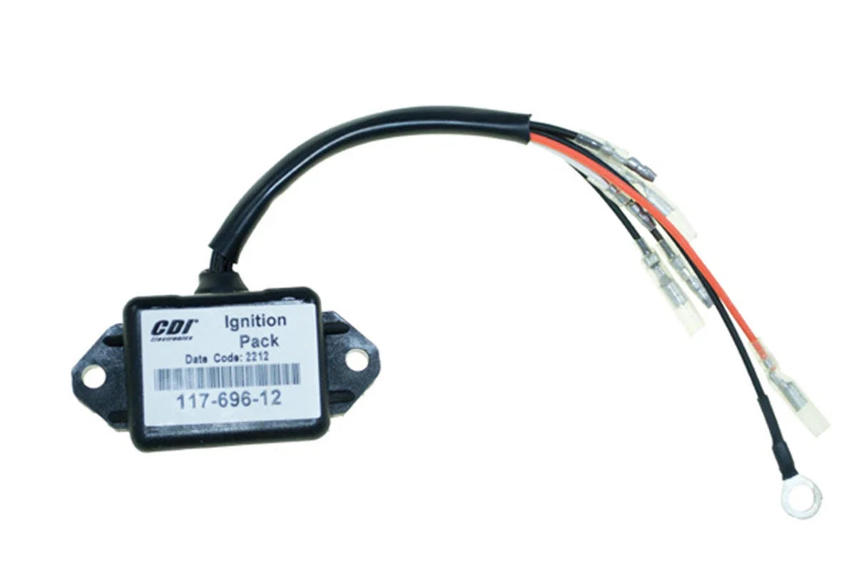 CDI Power Pack for Yamaha 6/8/48 HP 2 Cylinder (1986–2010) 117-696-12