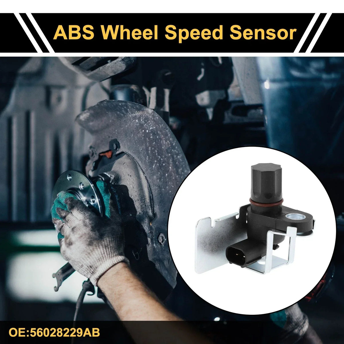 Wheel Speed Sensor ABS for Dodge Ram 1500 2500 (2002-2008)