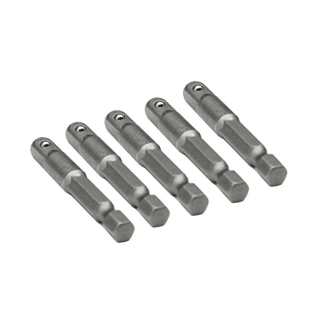 Socket Adapter Converter 1/4" Hex Shank 50mm for