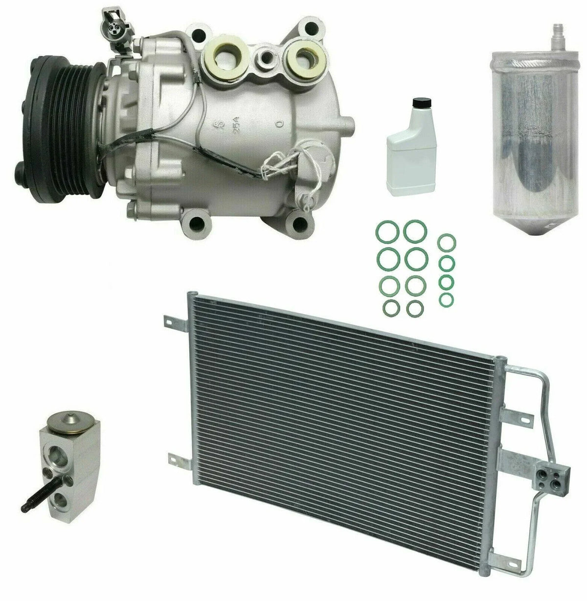 AC Compressor Kit with Condenser for Mercury Mariner (2008–2009)
