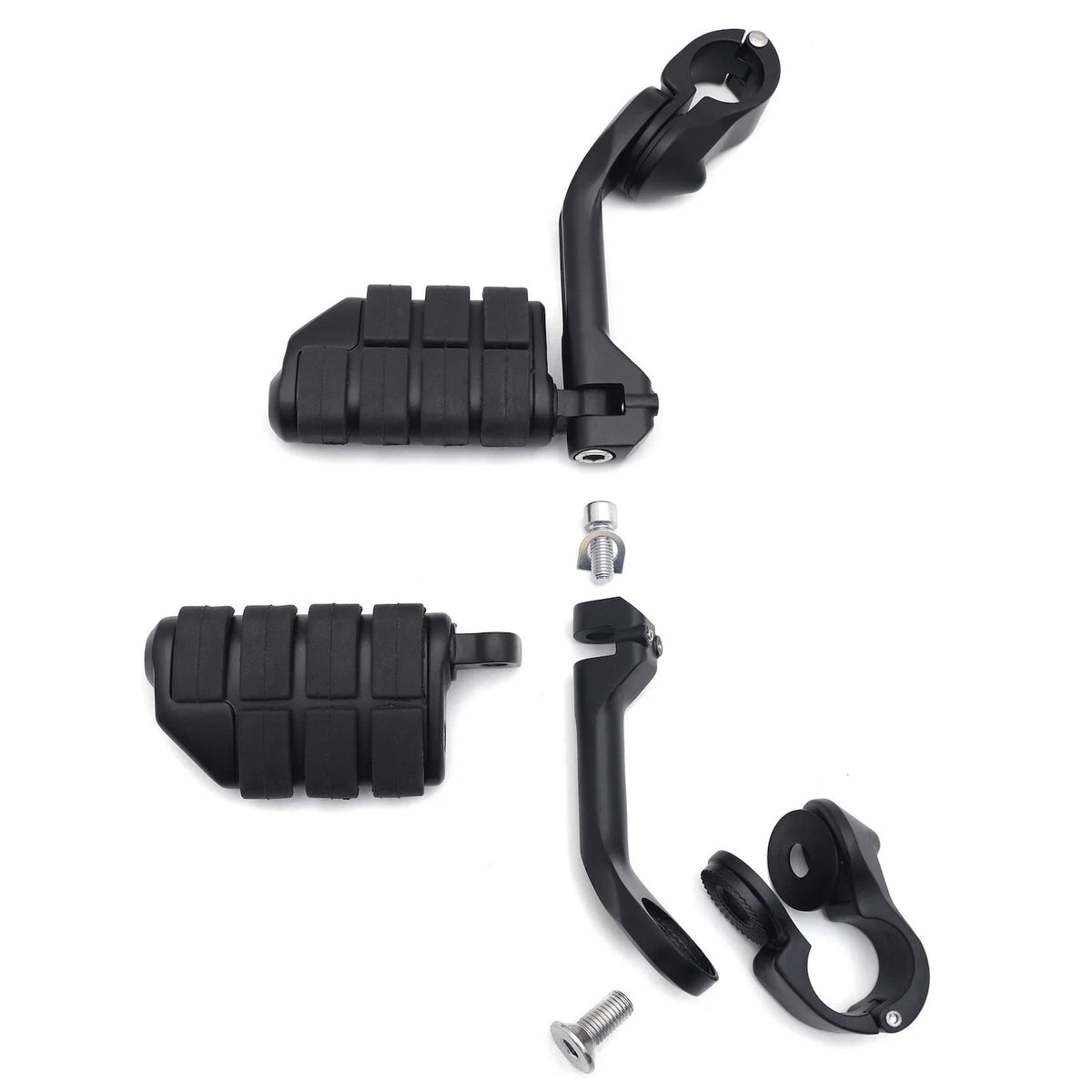 5" Black Foot Peg Kit with 1.25" Engine Guard for Honda Valkyrie 1800 (2004)