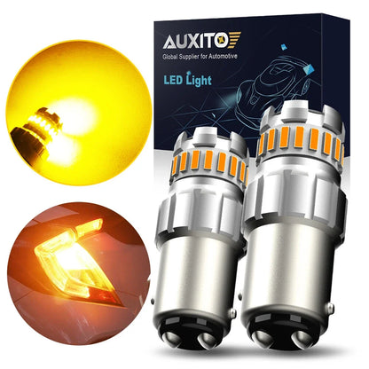 2-Pack 1157 Amber Yellow LED Signal Bulbs for Toyota Hilux N70