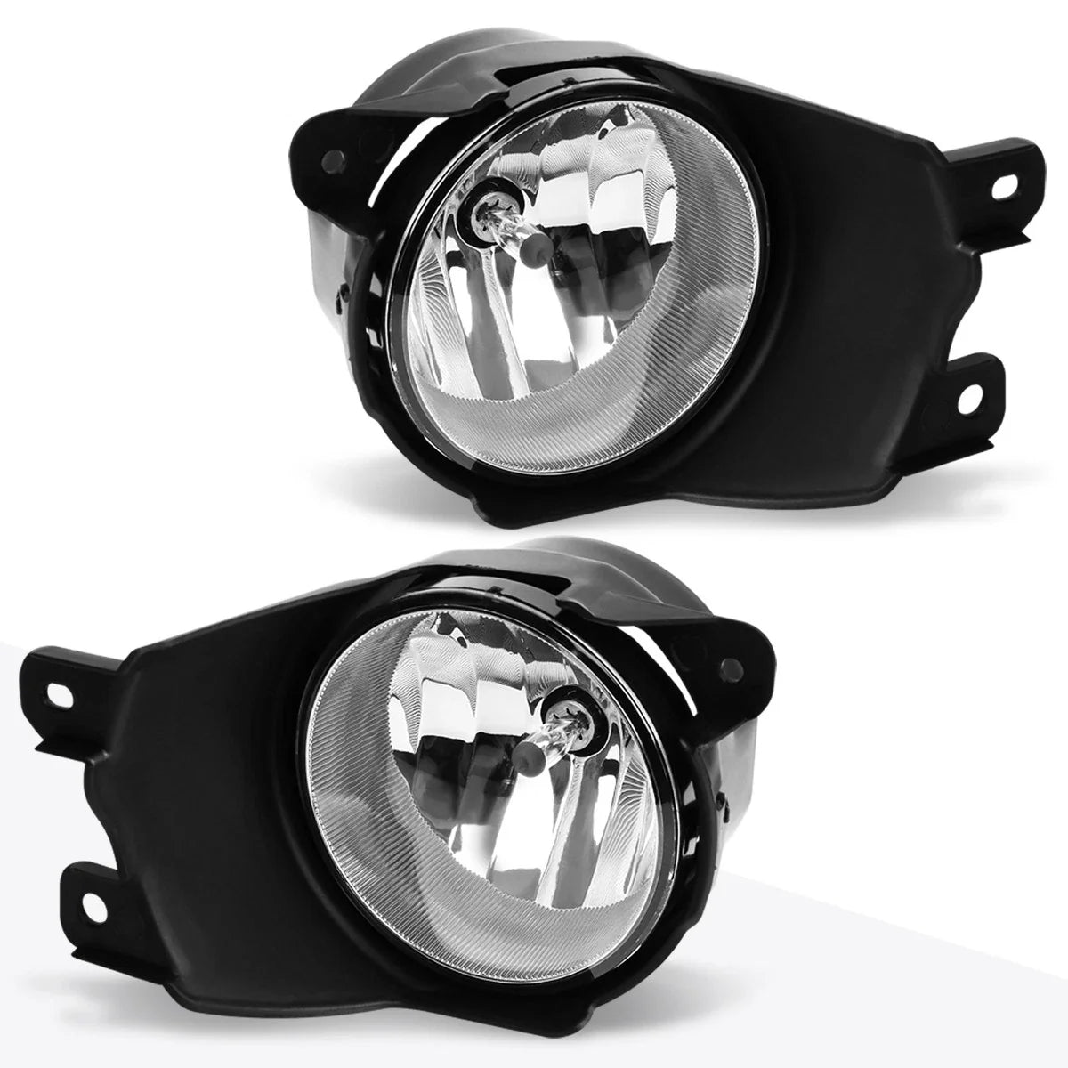 Clear Lens Front Bumper Fog Lights + Switch for Sequoia (2008–2016)