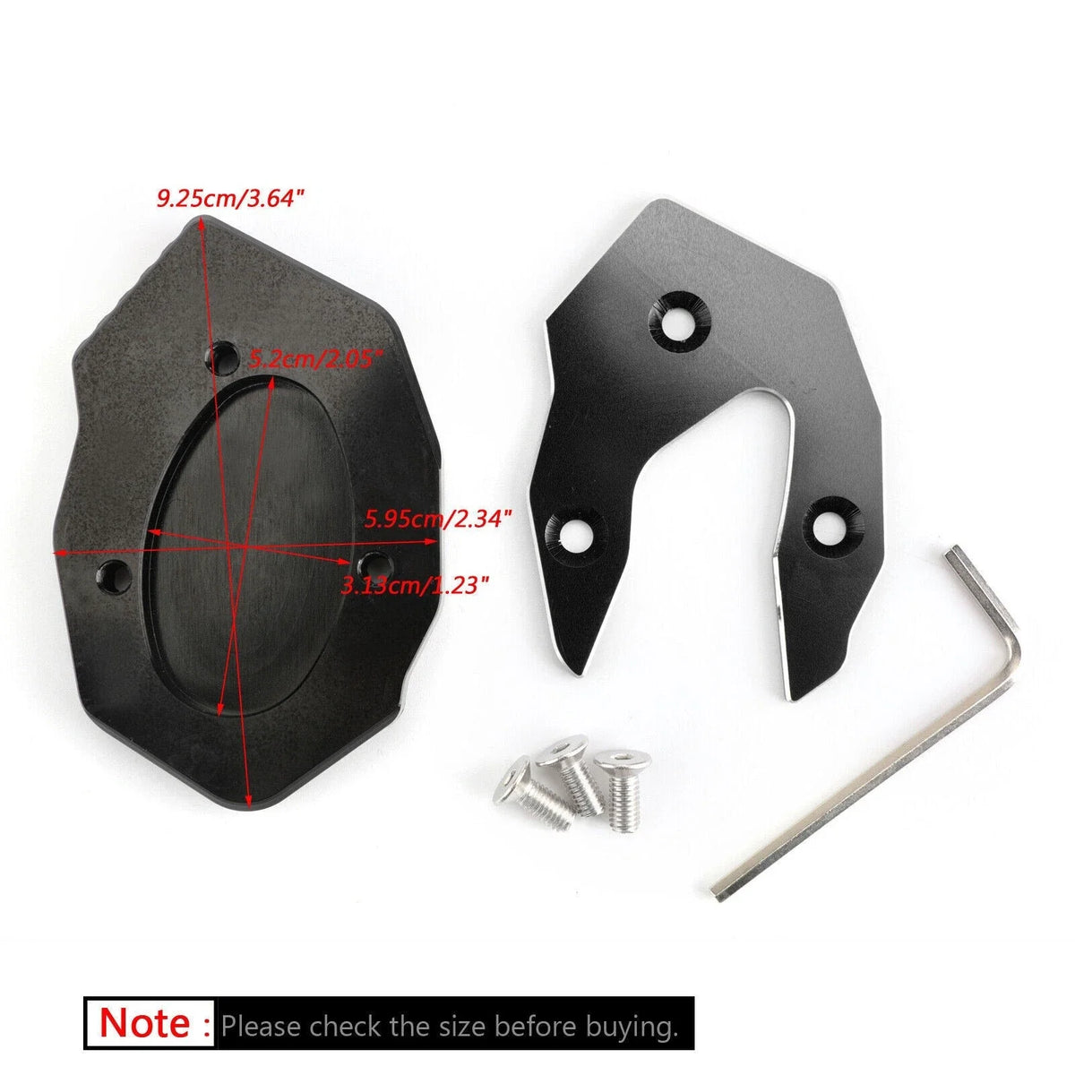 Kickstand Extension Pad for Kawasaki Versys-X300 (2017–2018)
