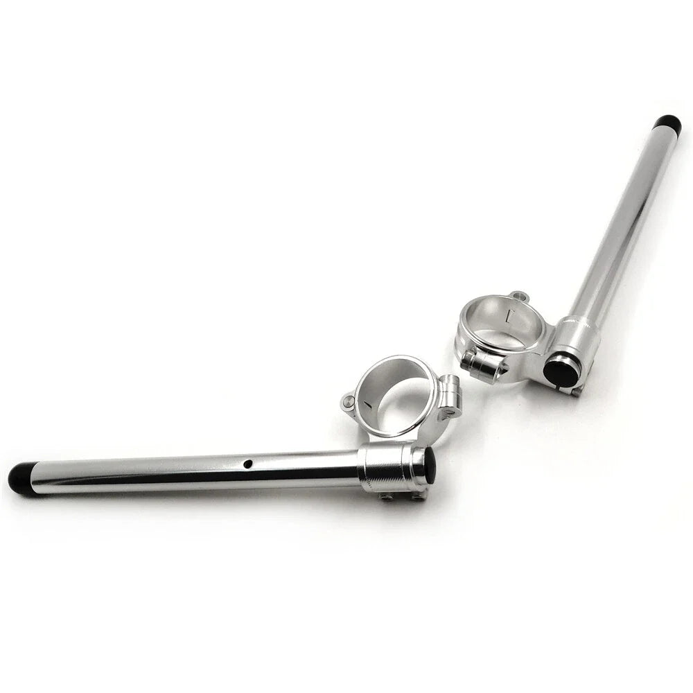 Raised Riser Clip Ons 50mm CNC for 7/8" Motorcycle Handlebars