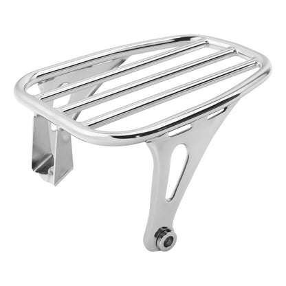 Chrome Solo Luggage Rack for 2018-2025 Harley Softail Slim Street Bob