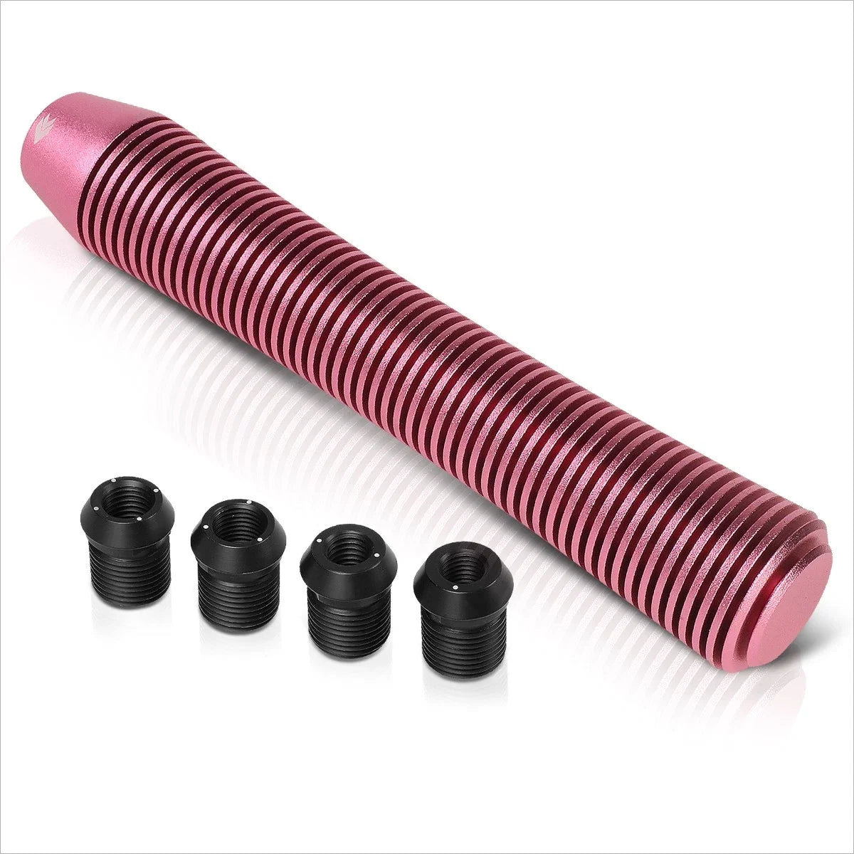 NRG SK-710PK 180mm Pink Shift Knob w/4 Thread Adapters for Universal Fit