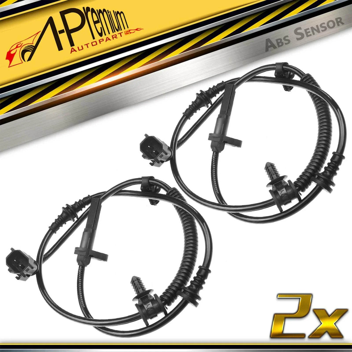 2X Rear ABS Wheel Speed Sensors for Ford Explorer (2013–2019)