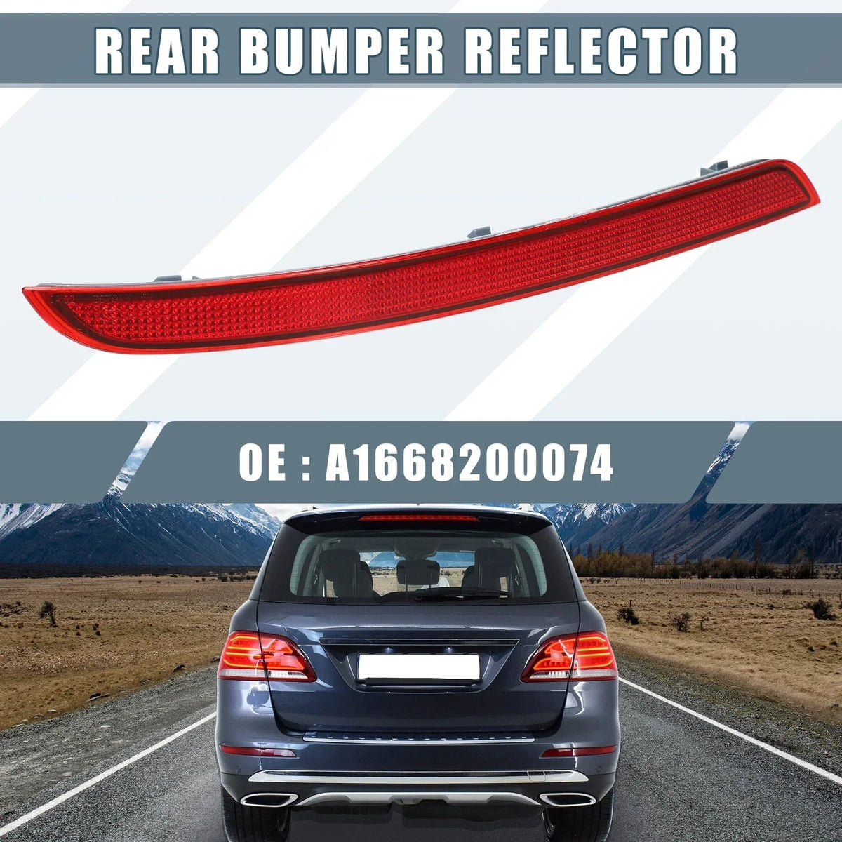Rear Left Reflector for Mercedes-Benz ML350 (2012-2015)