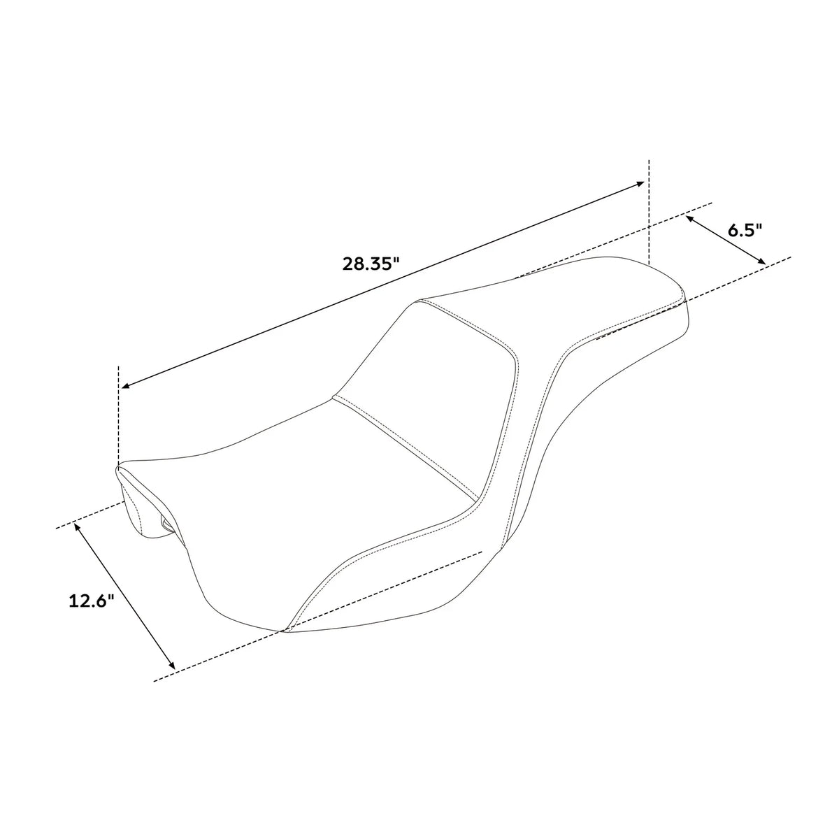 Driver Seat for Harley Street Bob & Switchback (2006-2017)