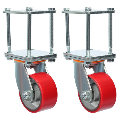 5th Wheel Hitch Mount Skid Wheel for RV Trailer (2.5" or 3" Fitment)